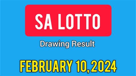 SA (RSA) LOTTO PLUS 1 .